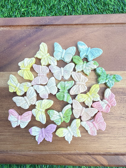 Mini Marble Butterflies Mix | Goat Milk Based | Crunchy | Assorted Colors | 1.8oz/50g (~19ct)