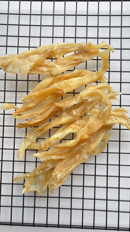 NEW! Boneless Degreased Duck Feets | Meat Based | Crunchy | 10ct/2.1oz (Safer & Leaner)