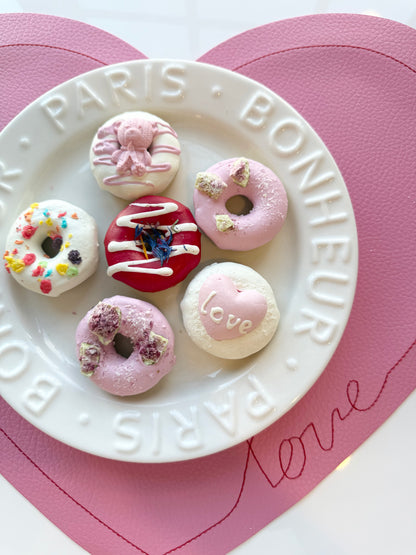 Valentine's Artisan Pup Donuts Pawty Bundle, Dog Treats, Assorted Design, 5ct/bag
