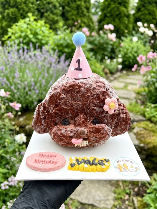 Custom Edible Bobblehead Cake | Bespoke Meat Cake Bundle | Dog & Cat | Homemade Plant Based Cream