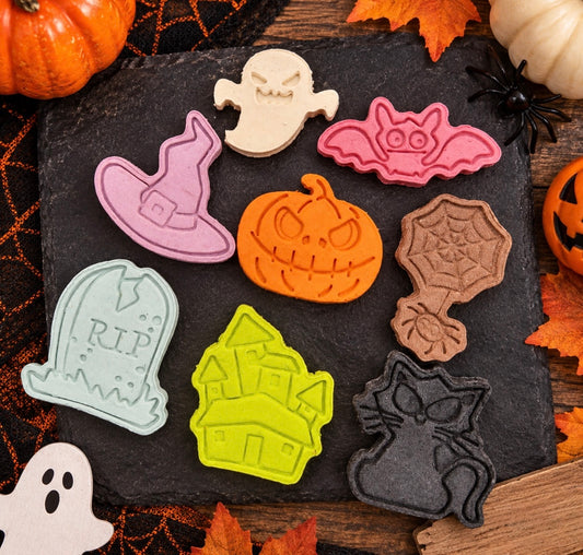 Creepy Cute HalloweenCookie Mix – Soft & Chewy Meat Based, 8ct, Assorted Designs