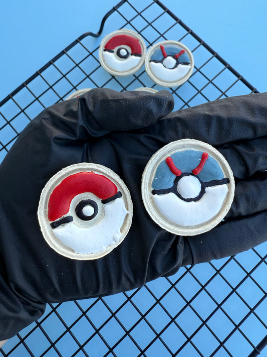 Pokemon Monster Ball & Great Ball | Meat Based |Softie | 8ct| Assorted Designs