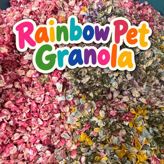 Rainbow Pet Granalo Mix, Soft Plant Based, Organic Rolled Oat, 100g/3.5oz