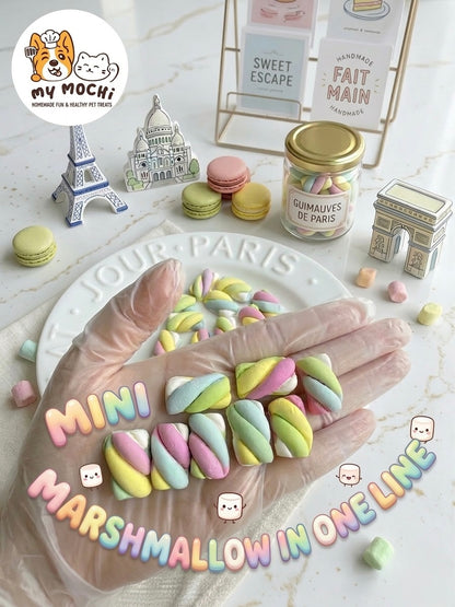 NEW! Mini Fun Marshmallow Mix Candy | Goat Milk Based | Crunchy | 20ct Assorted Designs