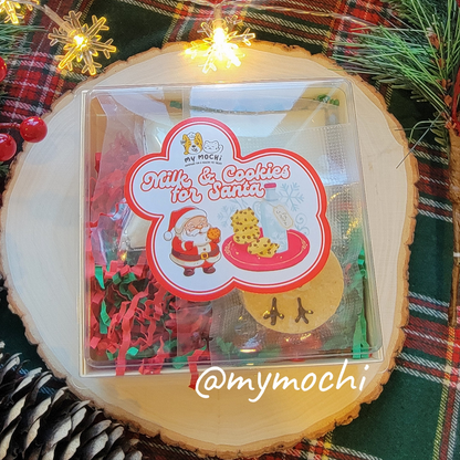 Cookies & Milk for Santa Gift Set (Life Size, Limited Edition), Dogs/Cats Meat Treats