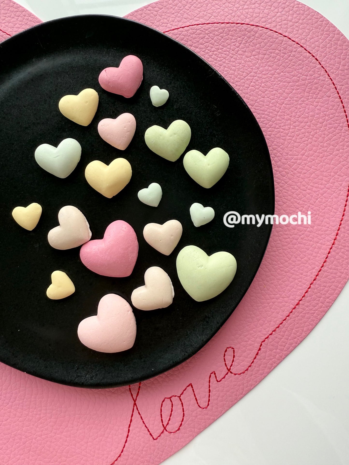 Pastel SweetHeart Valentine's | Goat Milk | Dogs Treats | Goat Milk Based | Chomper (Not Soft)|1.8oz/50g