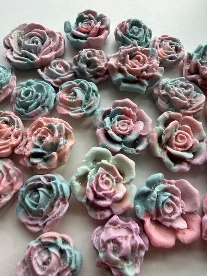 Mini Unicorn Roses Mix | Food Toppers & Goat Milk Based | Crunchy | 1.76oz/50g Assorted Designs