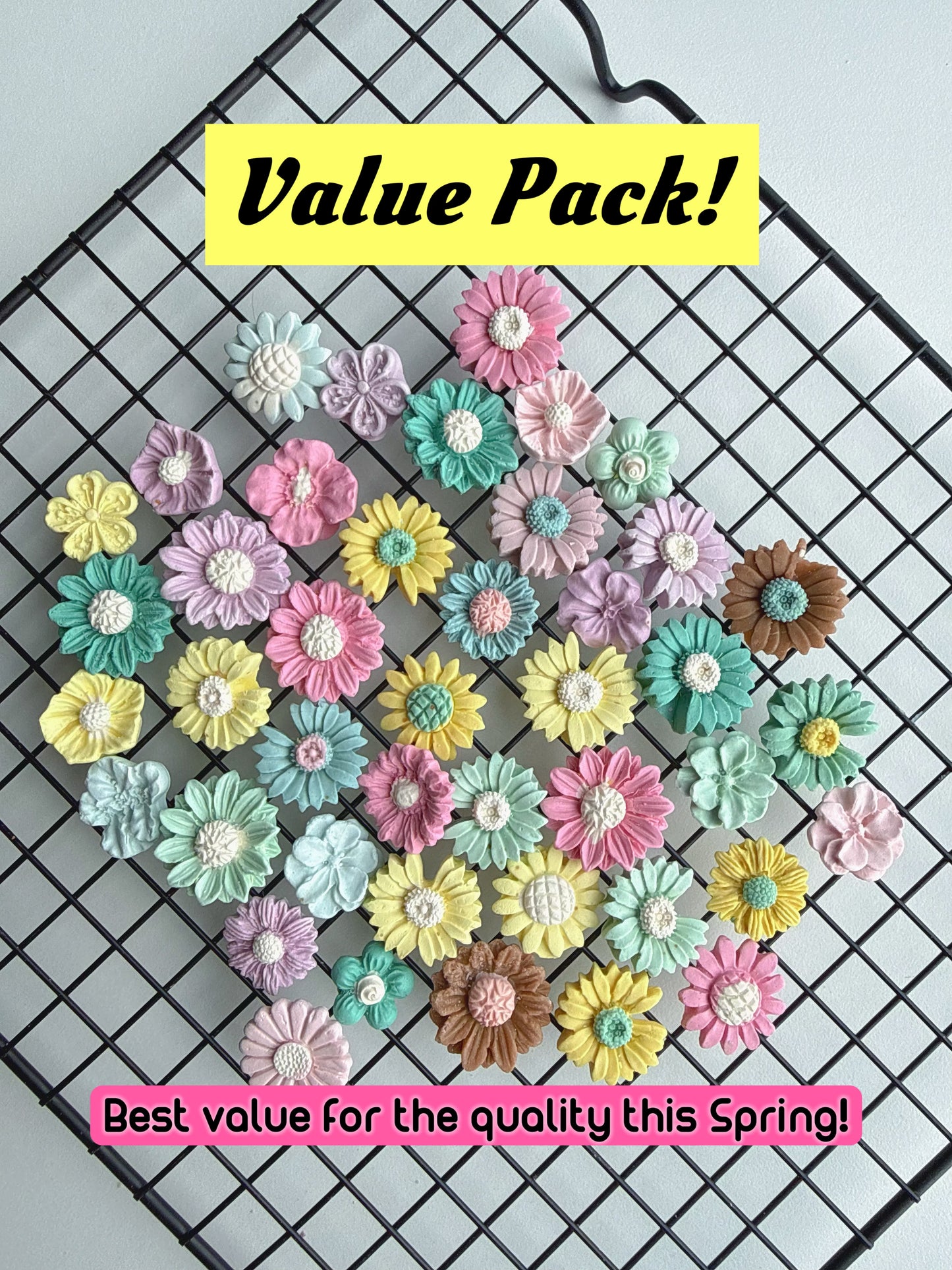 Mini Garden Mix VALUE PACK! (LIMITED SETS) | Goat Milk Based | Crunchy | 200g/7.1oz (~80ct) Assorted Designs