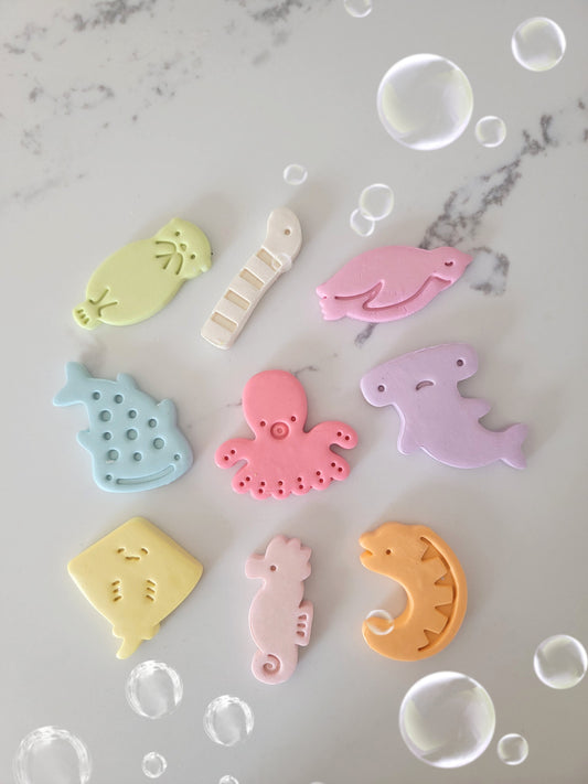 Under The Sea Set, Dog/Cat Treats/ Enrichment Toppers, (9 kinds of sea animals)