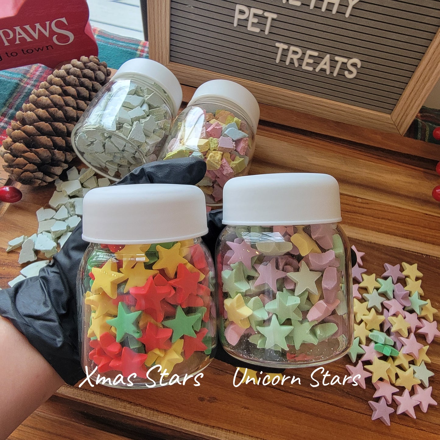 Holidays Pet Safe Decorating Sprinkles & Confetti, Dog/Cat Treats & Toppers, 100% Goat Milk, Sugar Free