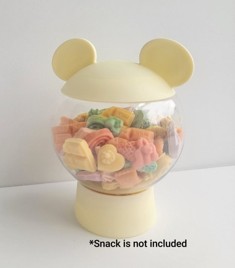 Mickey Pastel Snack Jar (Yellow/Pink)