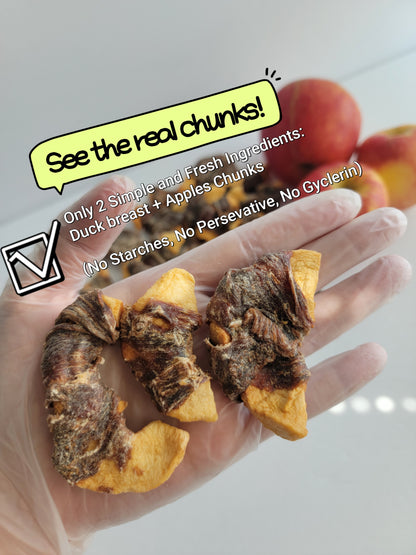 Duck Apples Bites | Protein x Superfood Based |Crunchy |1.8oz/50g