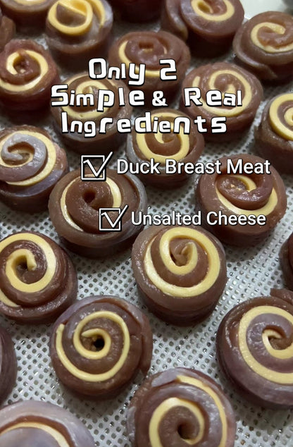 Cinnabark Roll Dog Treat | Meat Based | Chomper | 1.8oz/50g (14-16ct)