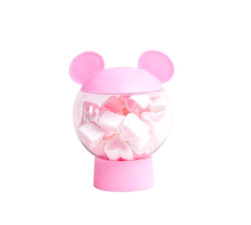 Mickey Pastel Snack Jar (Yellow/Pink)