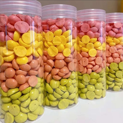 Rainbow Yolk Melties | Training Treats & Topper | Goat Milk Based | Crunchy | 1.8oz/50g | 4 Assorted Flavors