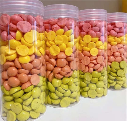 Rainbow Yolk Melties | Training Treats & Topper | Goat Milk Based | Crunchy | 1.8oz/50g | 4 Assorted Flavors