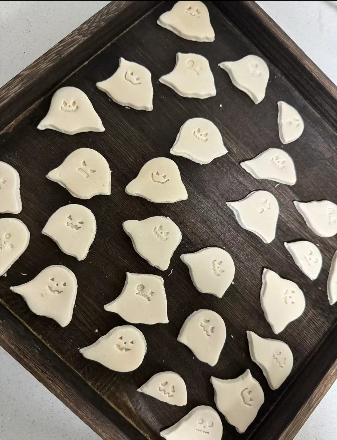 Spooky Ghost Puzzle Set, Dog & Adult Cat Treats/Toppers, Halloween Special (Pure Goat Milk Based)