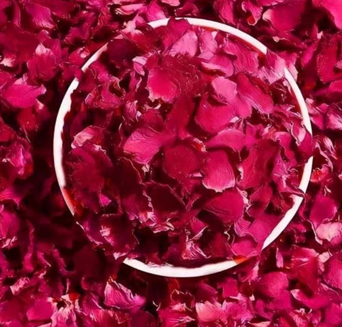 Pet Safe Small Rose Petals | Enrichment & Toppers | Plant Based | Softie | 0.7oz/20g
