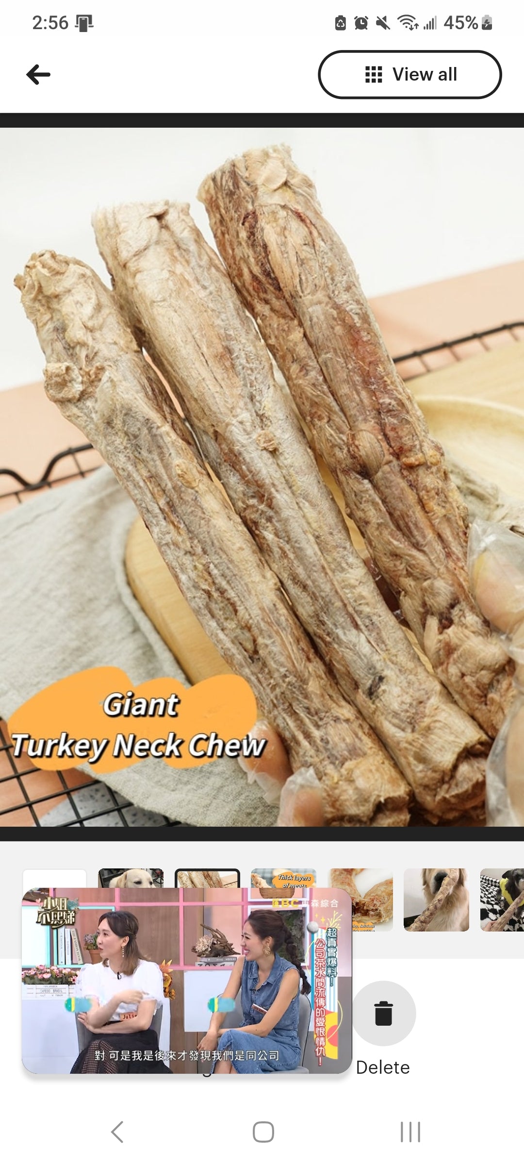 XL Turkey Neck Chew, Healthy Natural Dog Treats, Crunchy, Delicious & Nutritious, Dental Scrap Tatar, Bone, Energy Outlet (1ct)