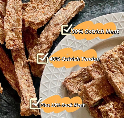 Ostrich x Duck Protein Bars | Meat Based |Crunchy |5ct