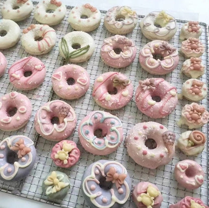 Artisan Pup Donut Pawty Set | Sugar Free Icing & Meat Based | Crunchy | 3ct or 5ct | Assorted Designs