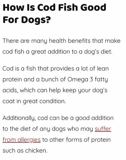 Duck Cod Fish Skin| Protein x Seafood Based |Crunchy |1.8oz/50g