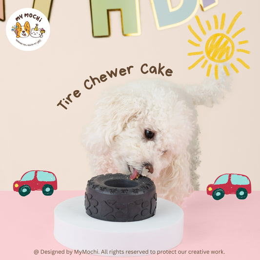 Tire Chewer Dog Cake Bundle | Special Cake for the Special Paw | Organic Yogurt X Meat