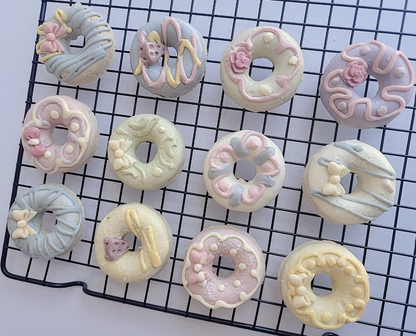 Artisan Pup Donut Pawty Set | Sugar Free Icing & Meat Based | Crunchy | 3ct or 5ct | Assorted Designs