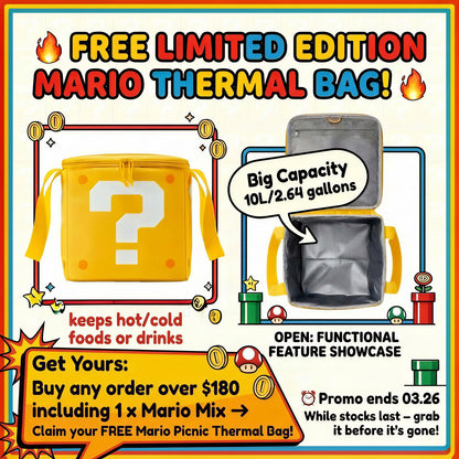 Power-Up Super Mario Paw Mix | Goat Milk Based| Crunchy | >20ct | Assorted Designs