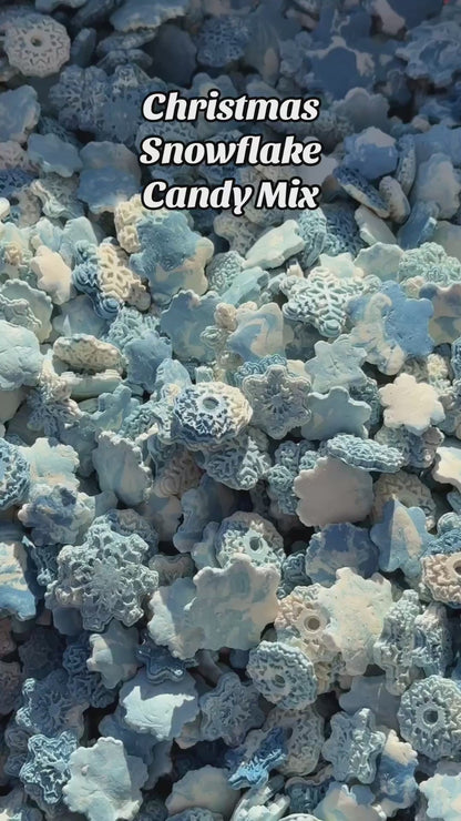Snowflakes Candy Mix | Goat Milk Based | Crunchy | 2.1oz/60g Assorted Designs