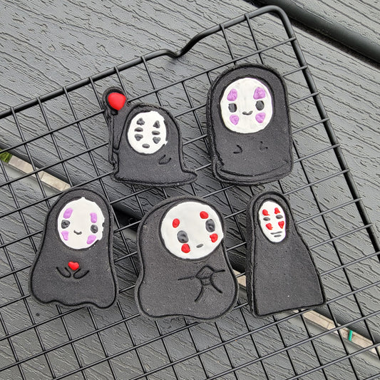 Studio Ghibli's No Face Spirits | Meat Based | Softie | 5ct | Assorted Designs