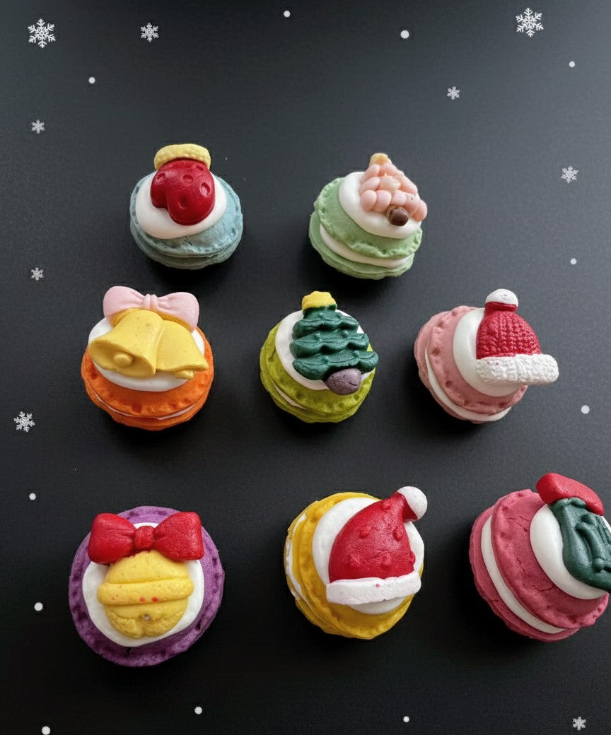 Artisan Christmas Macarons Edition | Meat Based | Chomper (dog) | 7ct | Assorted Flavors
