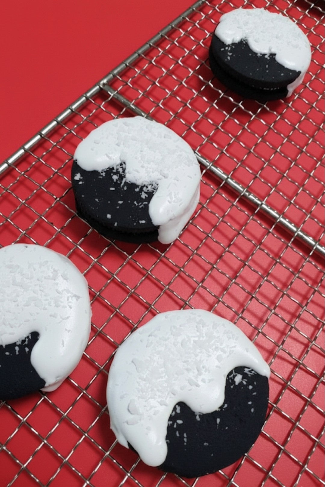 Festive Hot Fudge Covered Cookies (double layers of duck meat based) | Assorted Flavors & Designs | 3ct