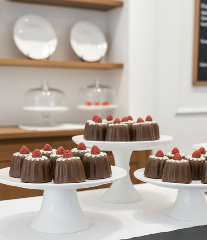 Snowy French Canelé Pet Treats, 100% Meat Based, No Flours (Strawberry Topping) | Duck Meat Based | Chomper (Dog Treats) | 1ct