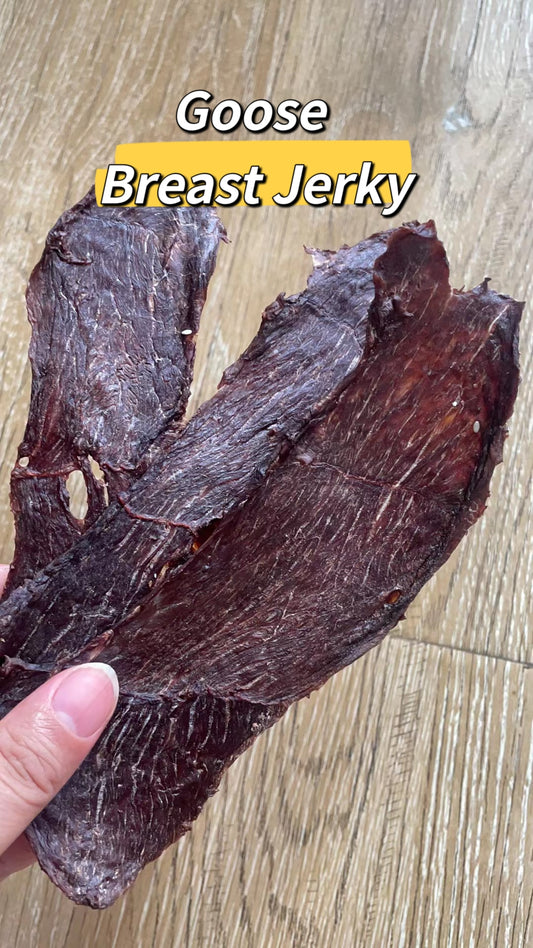 Goose Breast Jerky, premium healthy dog/cat treats, 100% Natural & Real Ingredients, No Preservative, 1.8oz